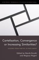Cartelisation, Convergence or Increasing Similarities? - Отсутствует Studies in European Political Science