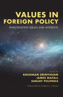 Values in Foreign Policy - Отсутствует 