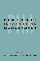 Personal Information Management - Отсутствует 