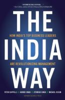 The India Way - Peter  Cappelli 