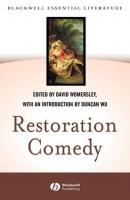 Restoration Comedy - Duncan  Wu 