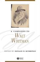 A Companion to Walt Whitman - Группа авторов 