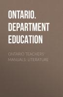 Ontario Teachers' Manuals: Literature - Ontario. Department of Education 