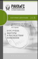 Курс рубля - Ю. Ю. Пономарев Научные доклады: экономика